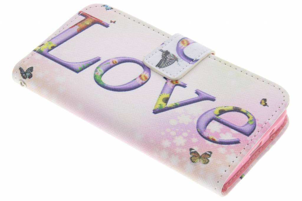 Image of Love design TPU booktype hoes voor de Samsung Galaxy A3