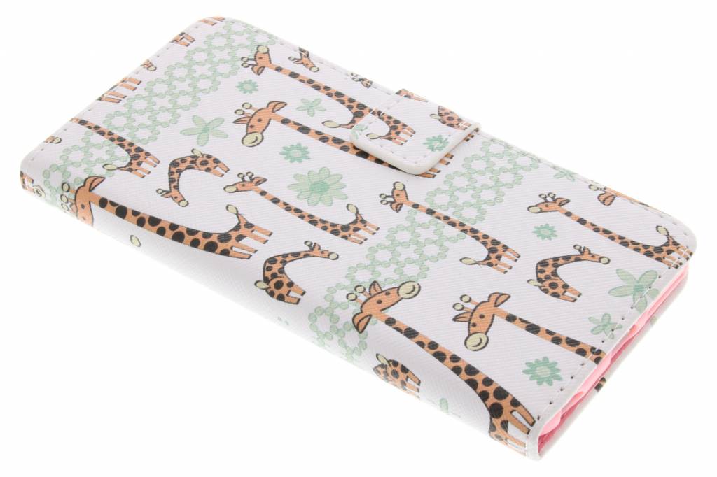 Image of Giraffes design TPU booktype hoes voor de iPhone 6(s) Plus