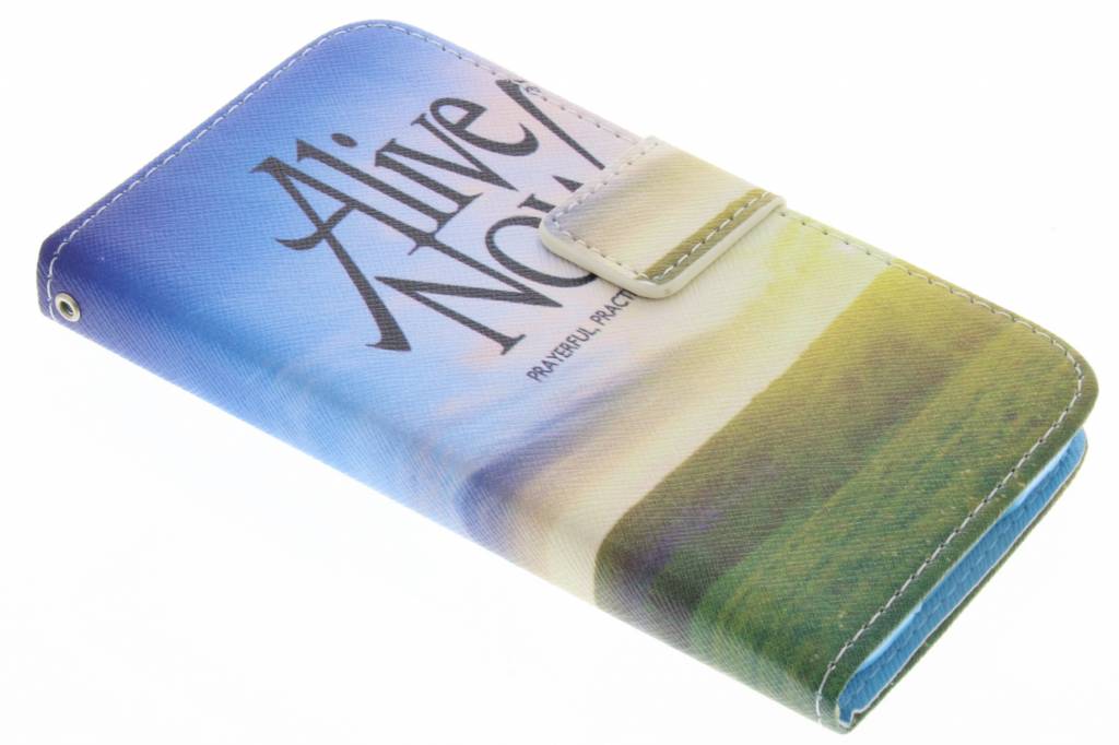 Image of Alive now design TPU booktype hoes voor de Samsung Galaxy S5 (Plus) / Neo
