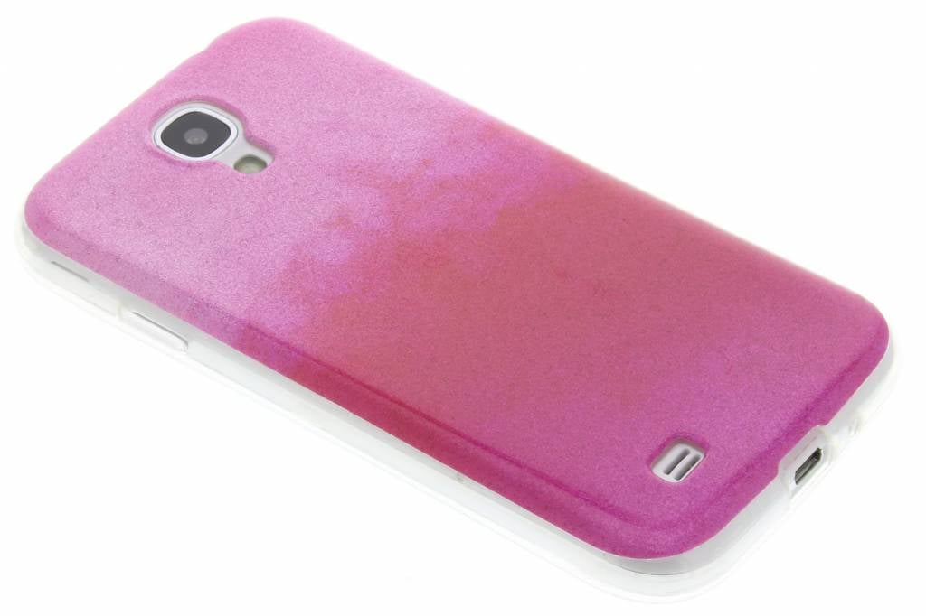 Image of Fuchsia glitter TPU softcase voor de Samsung Galaxy S4