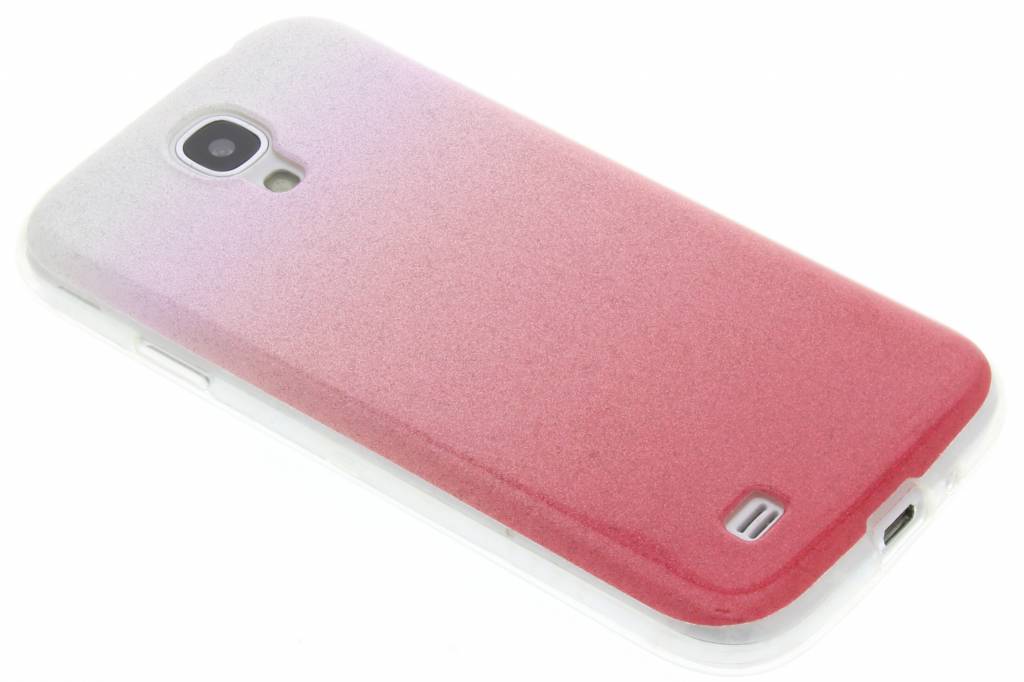 Image of Roze glitter TPU softcase voor de Samsung Galaxy S4