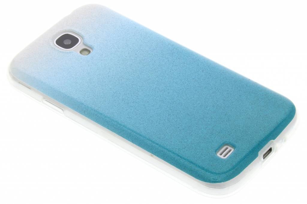 Image of Turquoise glitter TPU softcase voor de Samsung Galaxy S4