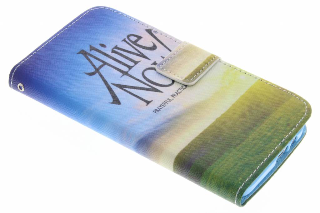 Image of Alive now design TPU booktype hoes voor de HTC One M9