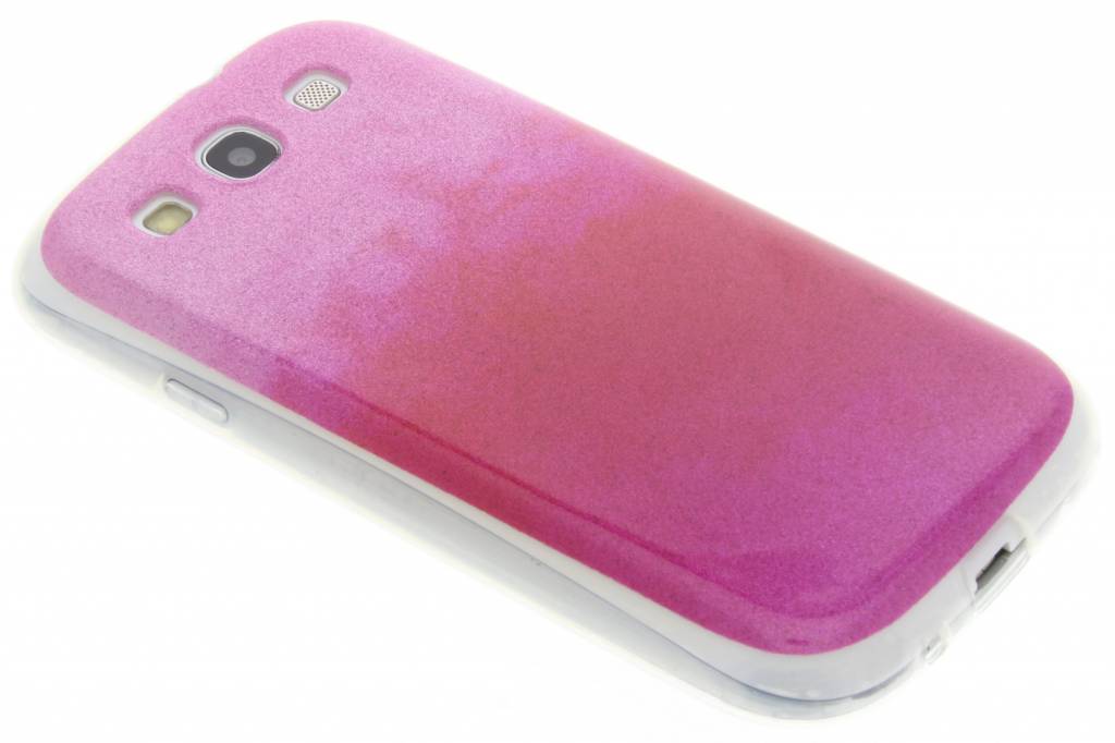 Image of Fuchsia glitter TPU softcase voor de Samsung Galaxy S3 / Neo