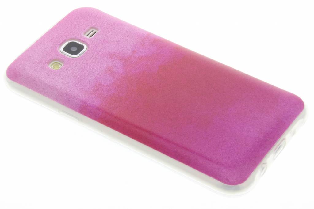 Image of Fuchsia glitter TPU softcase voor de Samsung Galaxy J5