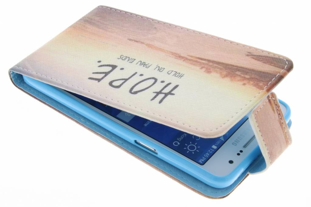 Image of Hope design TPU flipcase voor de Samsung Galaxy Grand Prime