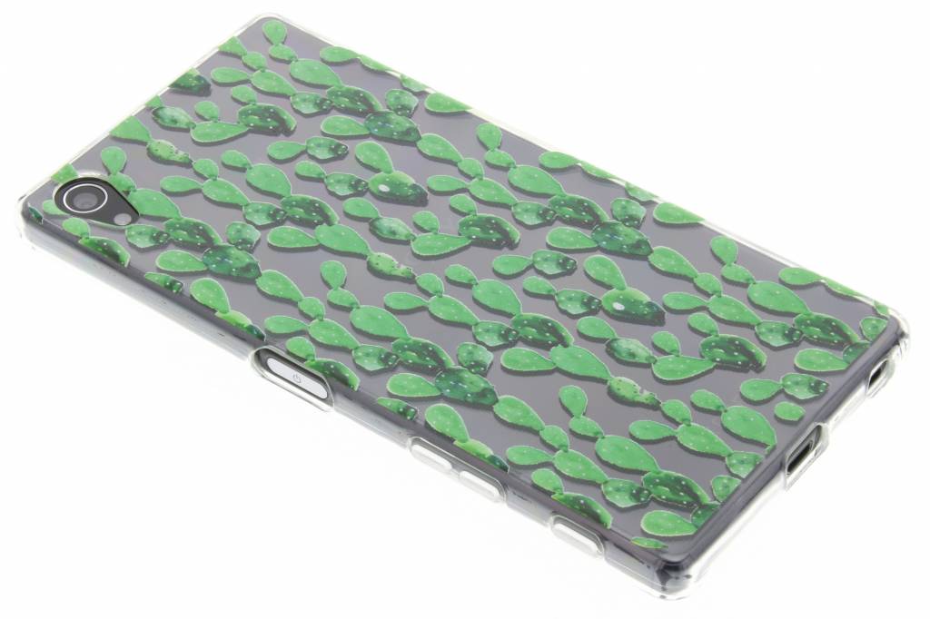 Image of Cactus design TPU siliconen hoesje voor de Sony Xperia Z5 Premium