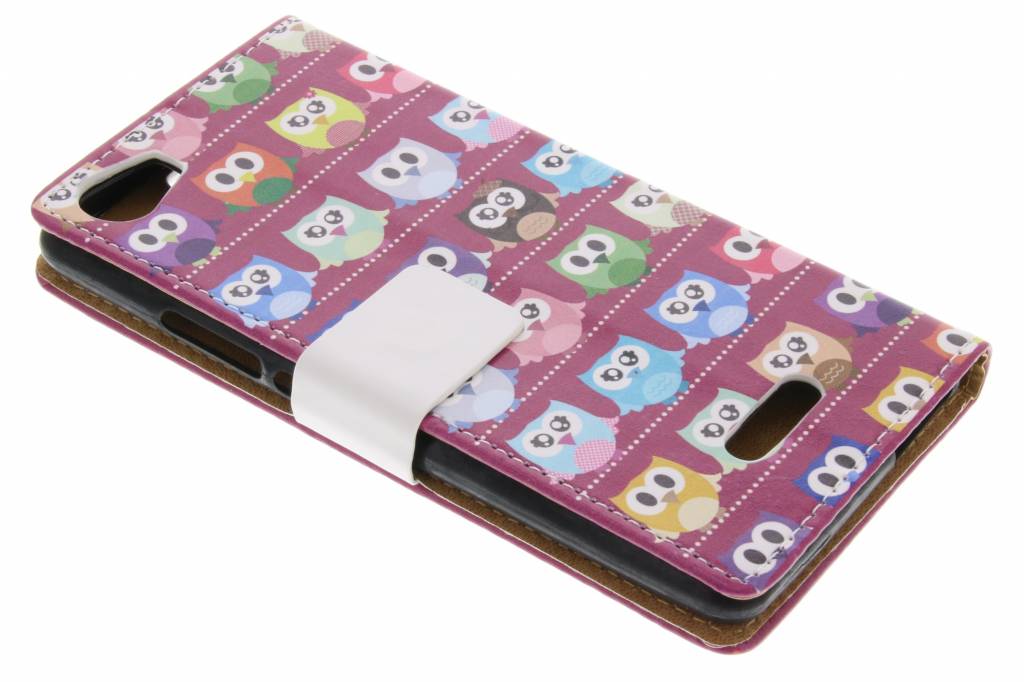 Image of Various Owls design TPU booktype hoes voor de Wiko Fever 4G