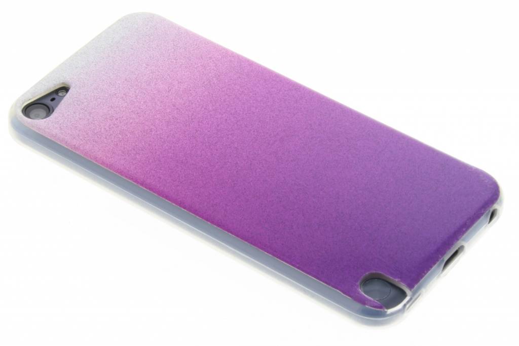 Image of Paarse glitter TPU softcase voor de iPod Touch 5g / 6