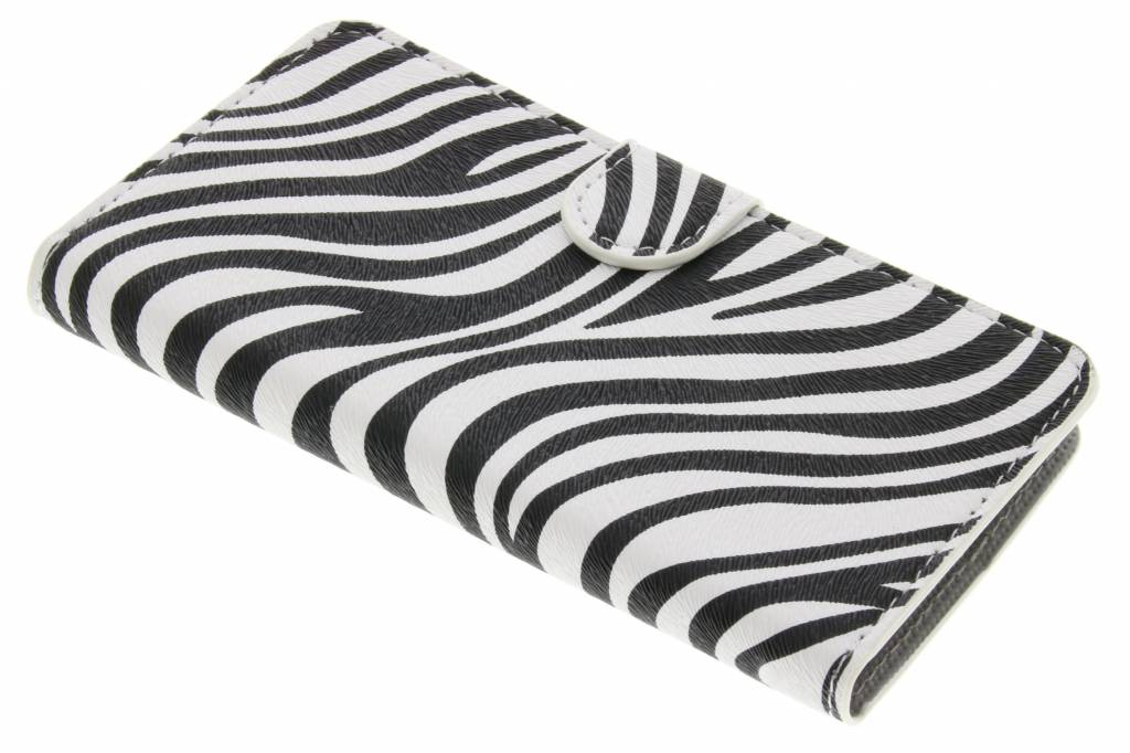 Image of Zebra booktype hoes voor de Wiko Lenny 2