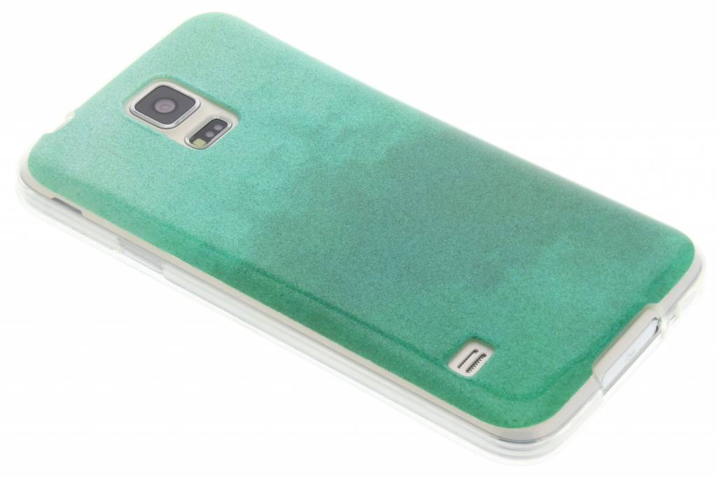 Image of Groene glitter TPU softcase voor de Samsung Galaxy S5 (Plus) / Neo