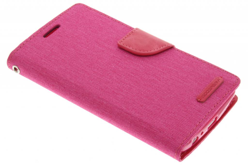 Image of Canvas Diary Case voor de LG G3 - Fuchsia