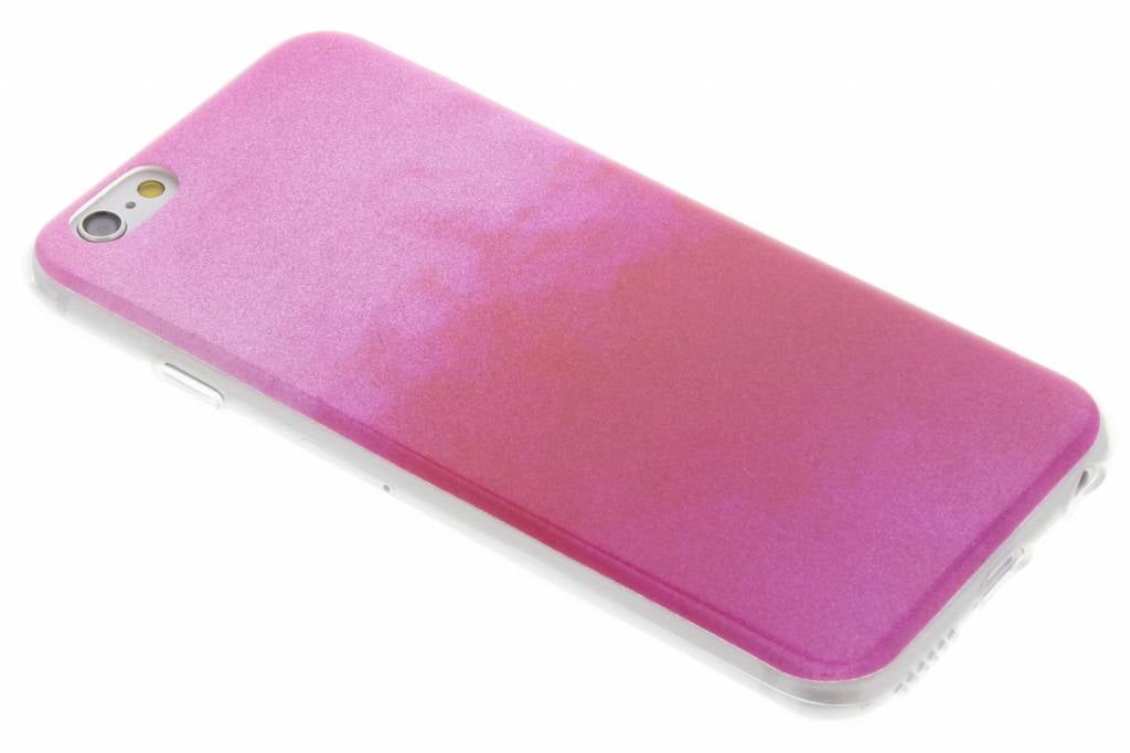 Image of Fuchsia glitter TPU softcase voor de iPhone 6 / 6s