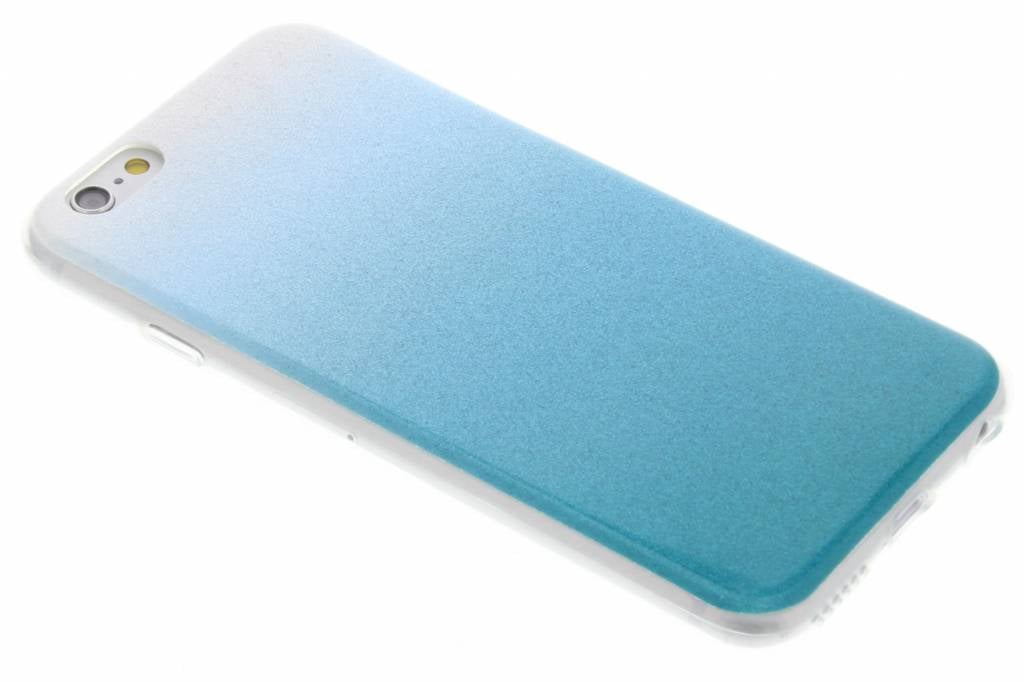 Image of Turquoise glitter TPU softcase voor de iPhone 6 / 6s