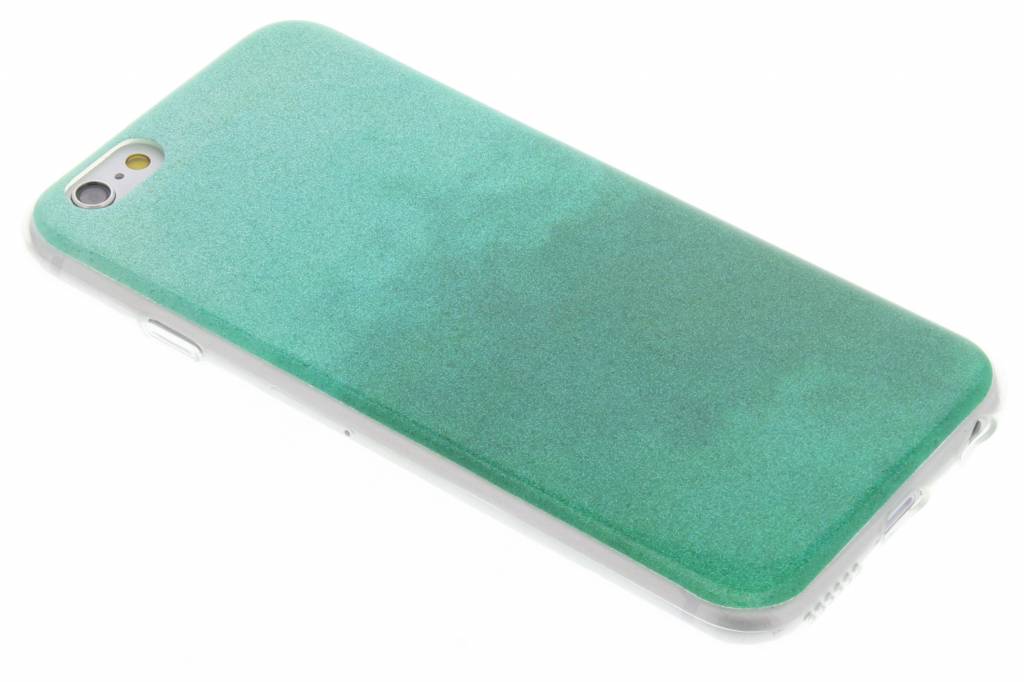 Image of Groene glitter TPU softcase voor de iPhone 6 / 6s