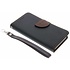 Zwarte blad design TPU booktype hoes voor de Wiko Lenny 3 Zwarte blad design TPU booktype hoes voor de Wiko Lenny 3
