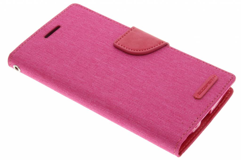 Image of Canvas Diary Case voor de LG G4 - Fuchsia