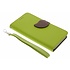 Groene blad design TPU booktype hoes voor de Wiko Lenny 2 Groene blad design TPU booktype hoes voor de Wiko Lenny 2