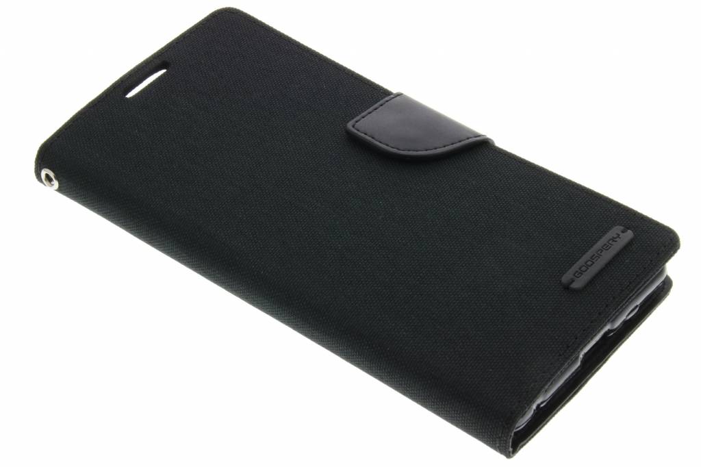 Image of Canvas Diary Case voor de Sony Xperia C5 Ultra - Zwart