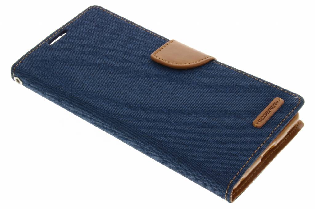 Image of Canvas Diary Case voor de Sony Xperia C5 Ultra - Blauw
