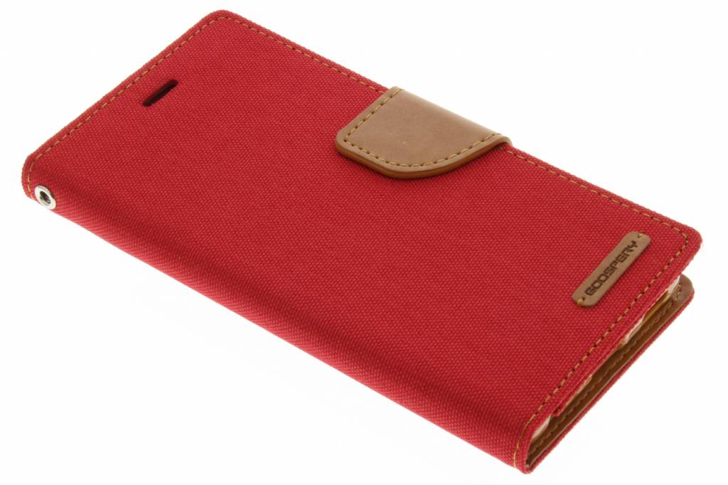 Image of Canvas Diary Case voor de Huawei P9 - Rood