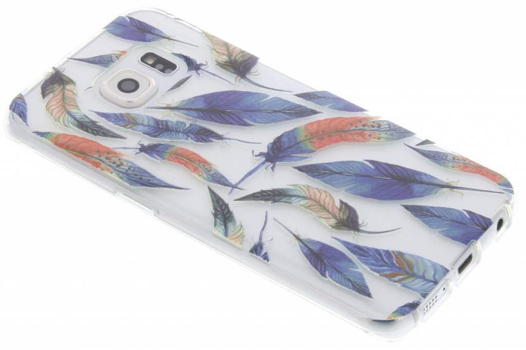 Image of Ibiza feather case voor de Samsung Galaxy S6 Edge