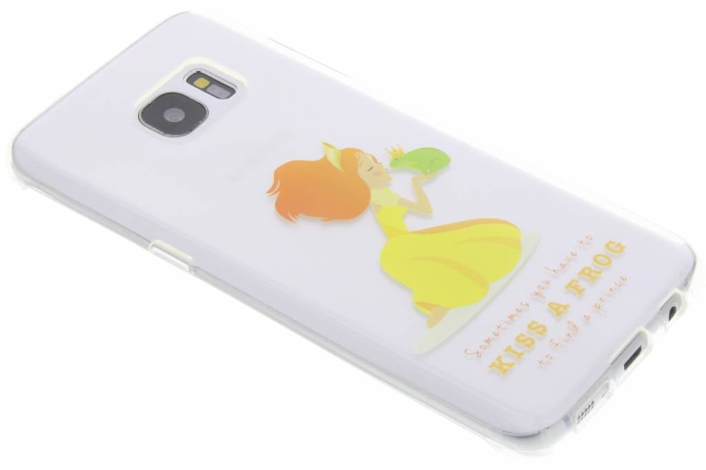 Image of Kiss a frog Sprookjes TPU siliconen hoesje voor de Samsung Galaxy S7 Edge