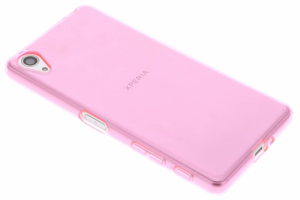 Image of Roze transparante gel case voor de Sony Xperia X Performance