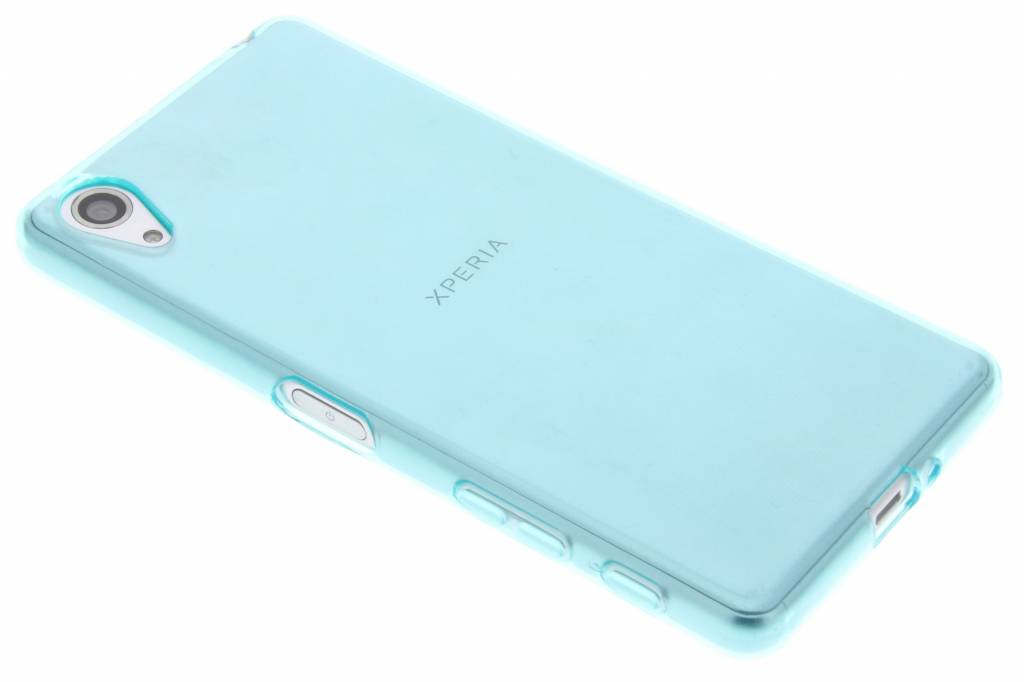 Image of Turquoise transparante gel case voor de Sony Xperia X Performance