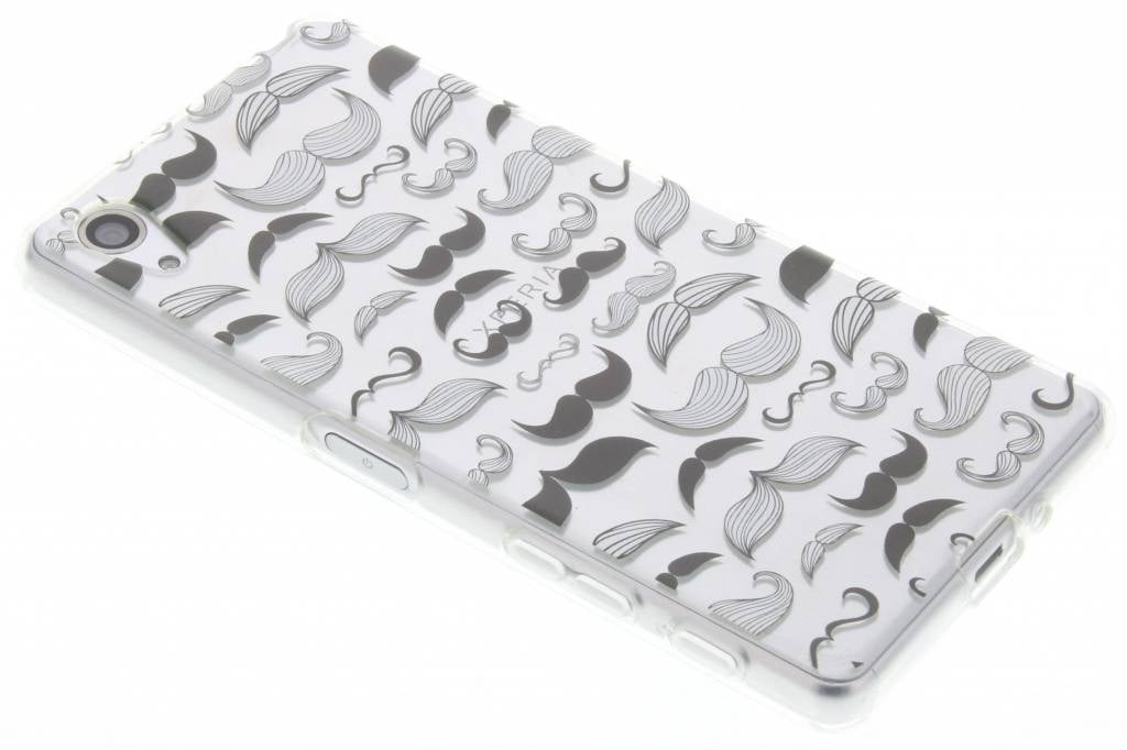 Image of Mustache design TPU siliconen hoesje voor de Sony Xperia X Performance