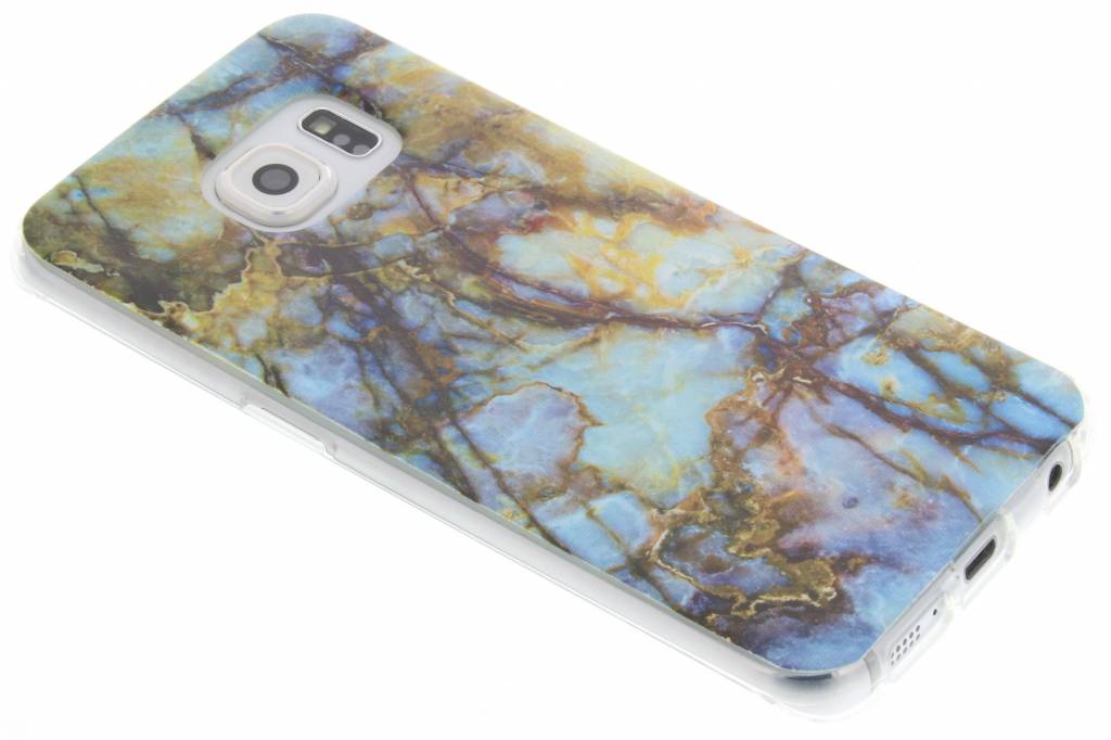 Image of Marmer design TPU siliconen hoesje voor de Samsung Galaxy S6 Edge