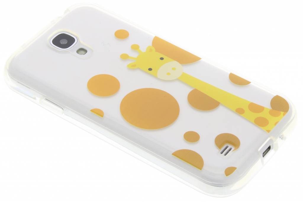 Image of Giraffe zoo TPU siliconen hoesje voor de Samsung Galaxy S4