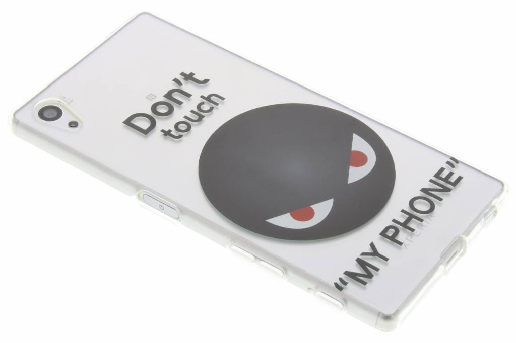 Image of Don't touch design TPU siliconen hoesje voor de Sony Xperia Z5