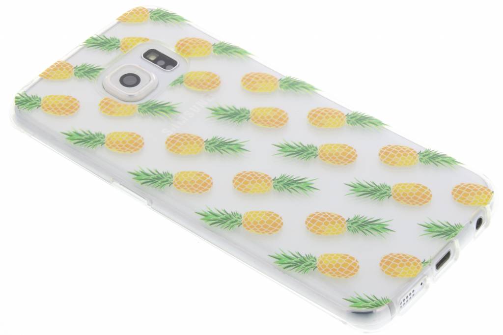 Image of Transparant kleine ananasjes design TPU hoesje voor de Samsung Galaxy S6 Edge