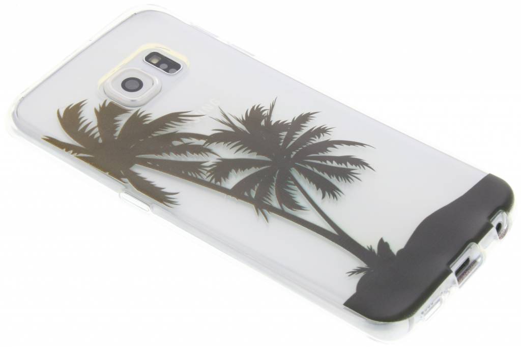 Image of Palmtree Summer TPU siliconen hoesje voor de Samsung Galaxy S6 Edge