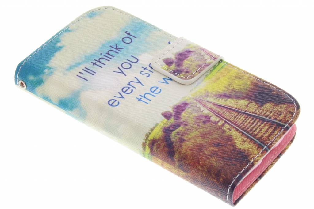 Image of Think of you design TPU booktype voor de Samsung Galaxy S4 Mini