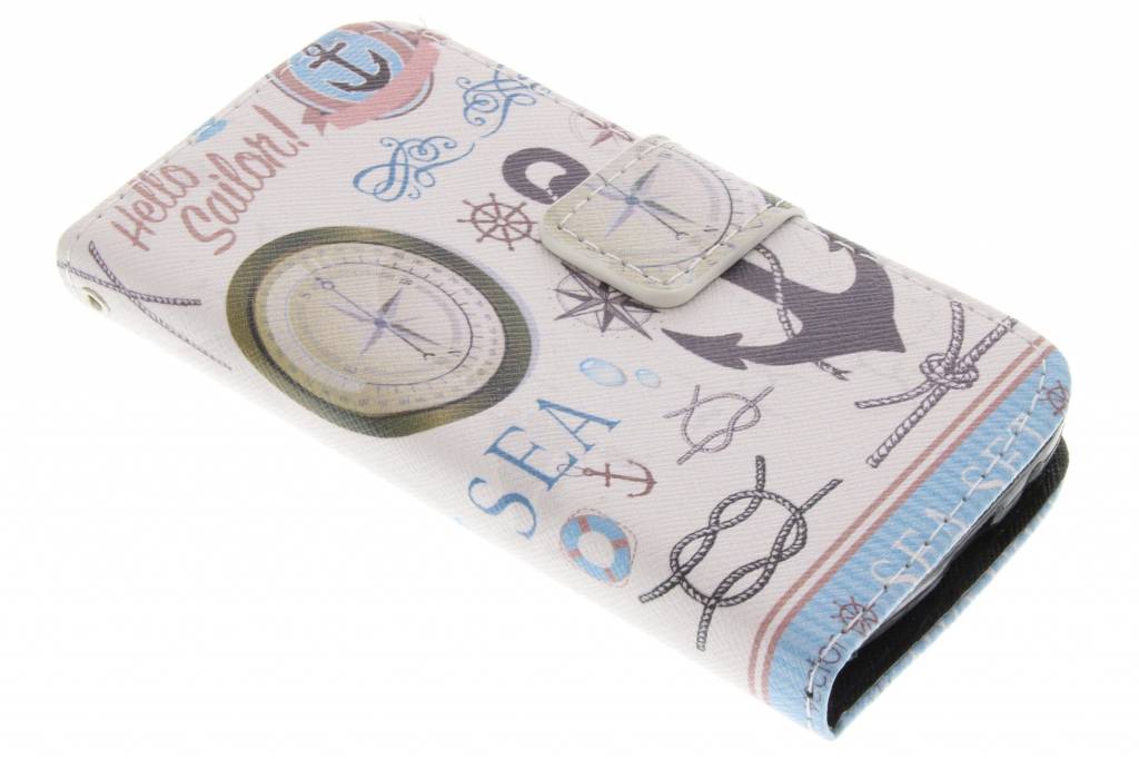 Image of Sailor design TPU booktype hoes voor de Samsung Galaxy S4 Mini