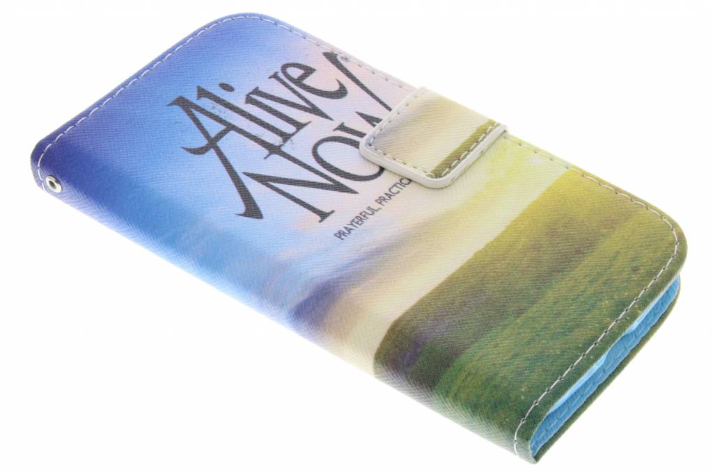 Image of Alive now design TPU booktype hoes voor de Samsung Galaxy S4