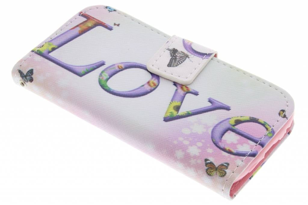 Image of Love design TPU booktype hoes voor de Samsung Galaxy Ace 4