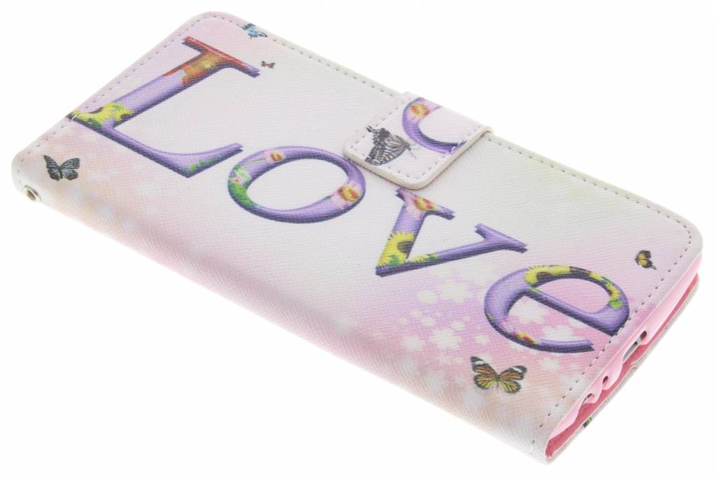 Image of Love design TPU booktype hoes voor de LG G4