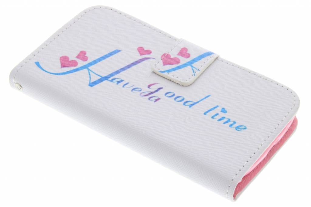 Image of Have a good time design TPU booktype hoes voor de Samsung Galaxy S3 / Neo