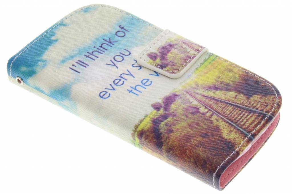 Image of Think of you design TPU booktype hoes voor de Samsung Galaxy S3 Mini