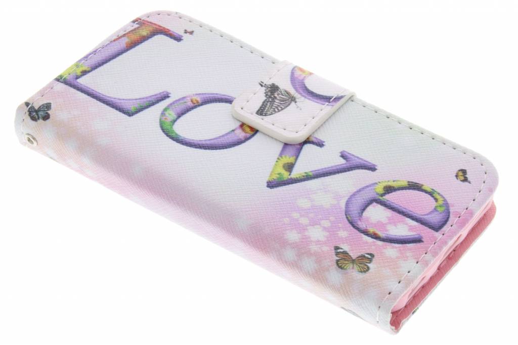 Image of Love design TPU booktype hoes voor de iPhone 5c