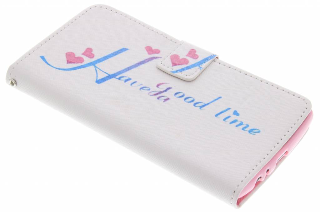 Image of Have a good time design TPU booktype hoes voor de LG G4