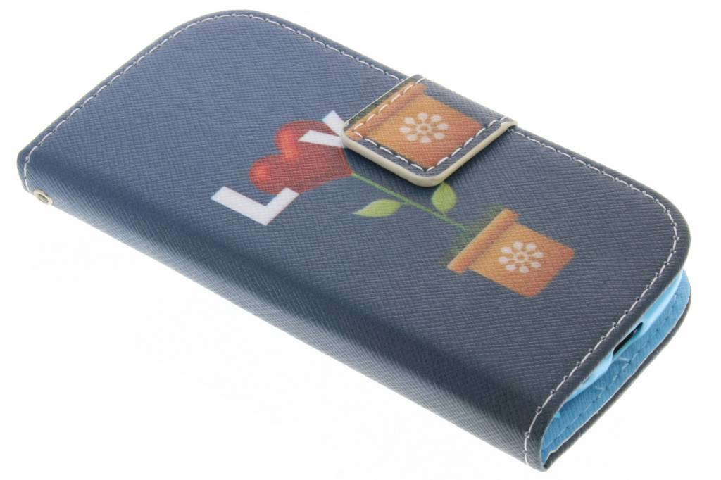 Image of Love design TPU booktype hoes voor de Samsung Galaxy S3 Mini