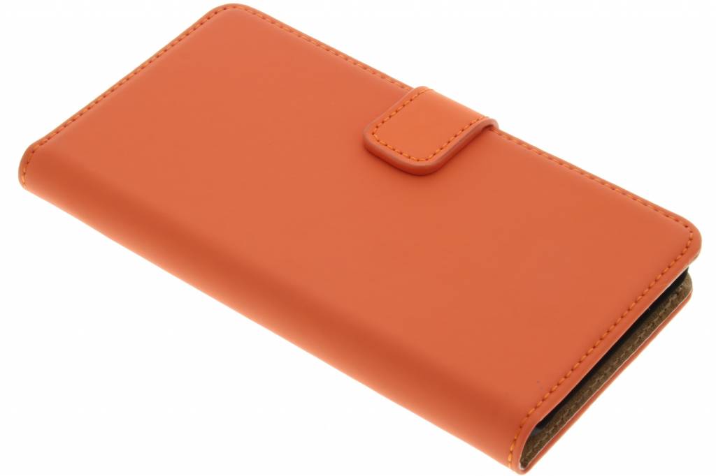 Image of Luxe Book Case voor de Wiko Lenny 3 - Oranje