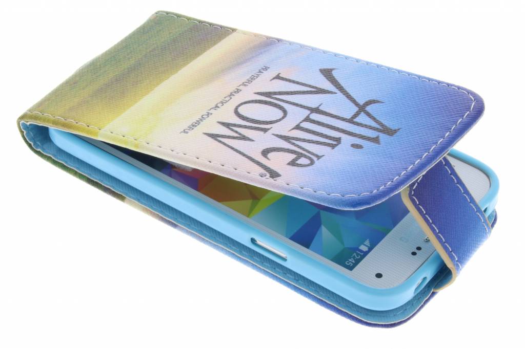 Image of Alive now design TPU flipcase voor de Samsung Galaxy S5 Mini