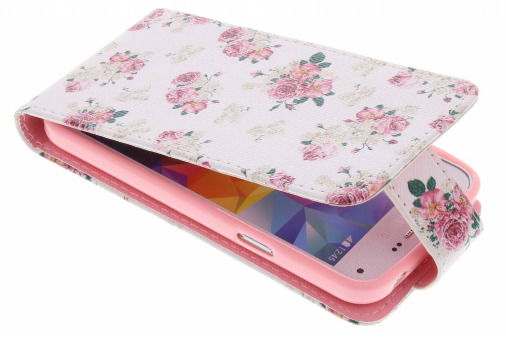 Image of Roosjes design TPU flipcase voor de Samsung Galaxy S5 Mini