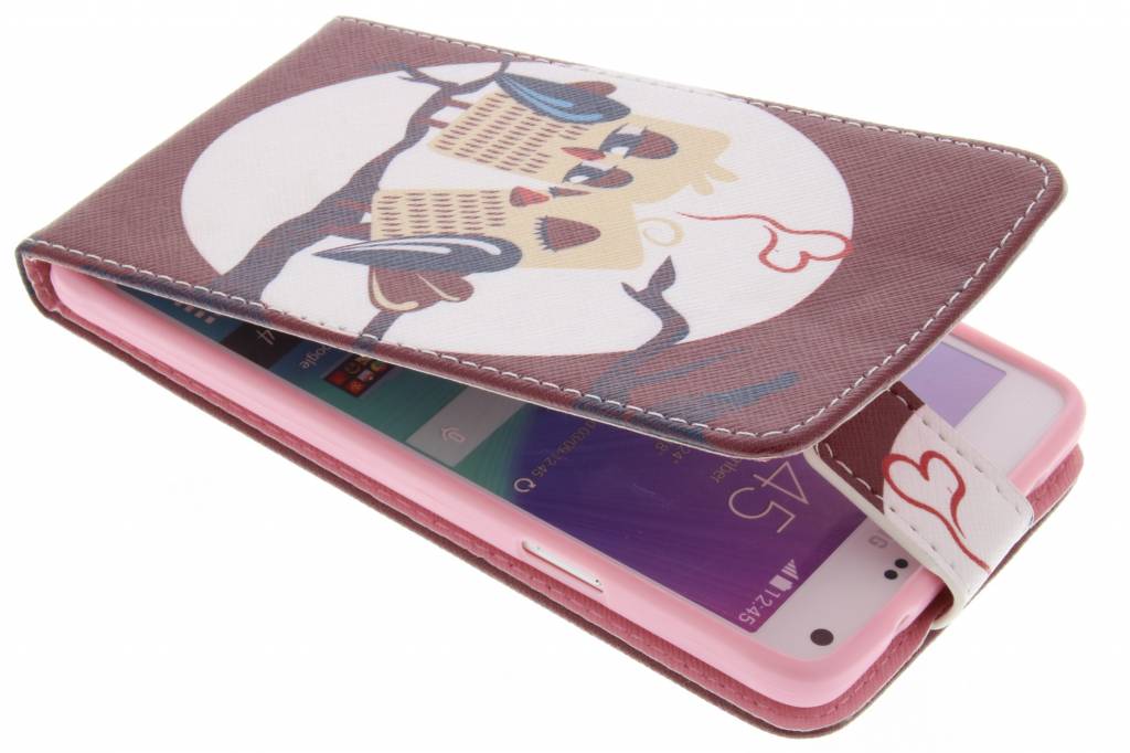 Image of Uiltjes design TPU flipcase voor de Samsung Galaxy Note 4