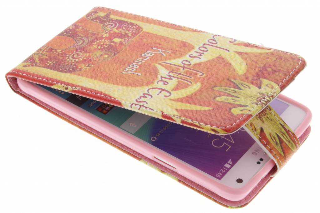 Image of Olifant design TPU flipcase voor de Samsung Galaxy Note 4